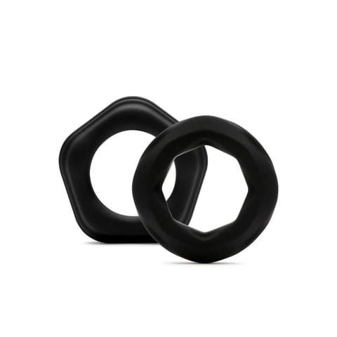 So Divine Classic Silicone Cock Rings (2-pack)