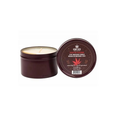 Earthly Body Hemp Seed 3-in-1 Massage Candle: Stuff My Stocking