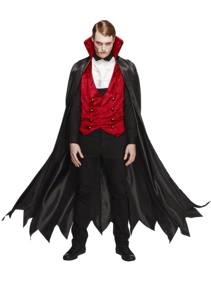 Fever Male Vampire Costume, official retailer product image